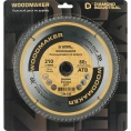 Диск пильный по дереву Woodmaker 210x30 мм, Z=80 ATB Diamond Industrial DIDD210Z80