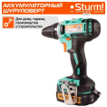 Шуруповерт STURM! CD3614, 2Ач,  с двумя аккумуляторами