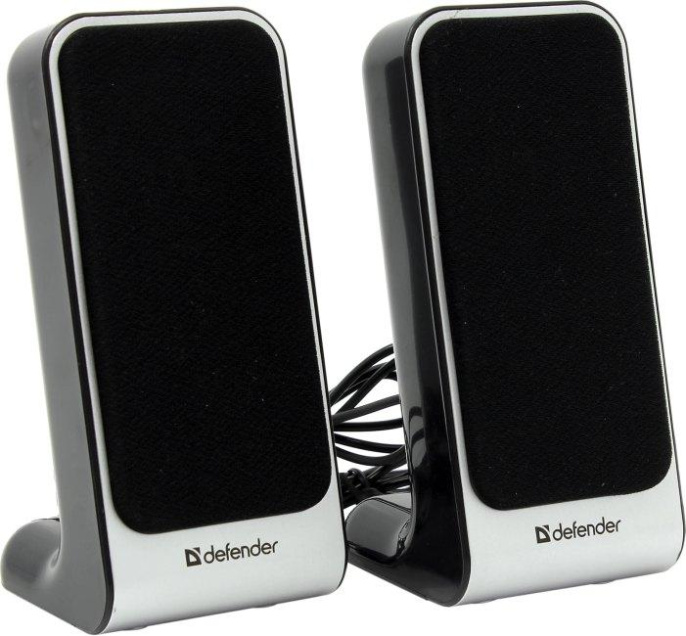 Колонки Defender SPK-225, 2.0, черный [65220]