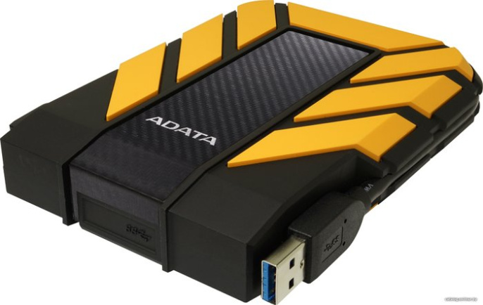 Жесткий диск A-Data USB3.0 1TB AHD710P-1TU31-CYL HD710Pro DashDrive Durable 2.5" желтый