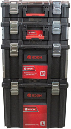 Ящик для инструментов Edon TH-2225 4отд. черный (39767)