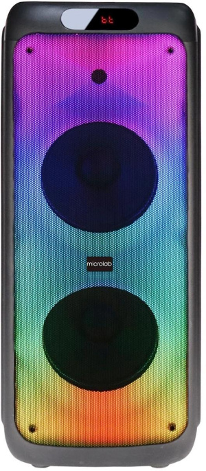 Колонка порт. Microlab PT1000 черный 320W 1.0 BT/3.5Jack/USB 5400mAh