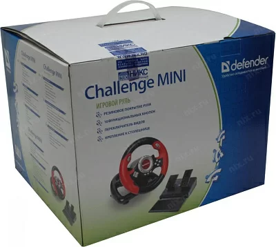 Руль Defender Challenge Mini (LE) (Vibration Рульпедали8поз.перекл.10кн.USB) 64351