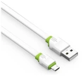 LDNIO LD_B4506 LS34/ USB кабель Micro/ 1m/ 2.4A/ медь: 86 жил/ White