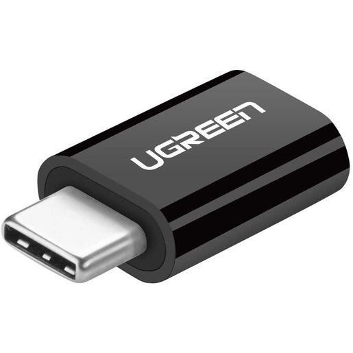 Адаптер UGREEN US157 (30391) USB-C to Micro USB Adapter. Цвет: черный