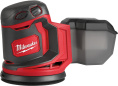 Эксцентриковая шлифмашина Milwaukee M18 BOS125-502B (4933464229) (14000-24000 колебаний/мин, питание: аккумулятор (18 В), частота вращения: от 7000 до 12000 об/мин, диаметр диска: 125 мм, защита от перегрузки, индикация уровня заряда, аккумулятор в компле