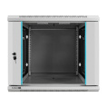 Шкаф телекоммуникационный 19" настенный 9U ExeGate EC-WM-9U.600.G.GREY (19”, 9U, 600x600x500mm (ШхГхВ), передняя дверь закаленное стекло, съемные боковые панели, пыле- и влагозащита IP23, светло-серый RAL 7035) EX298602RUS