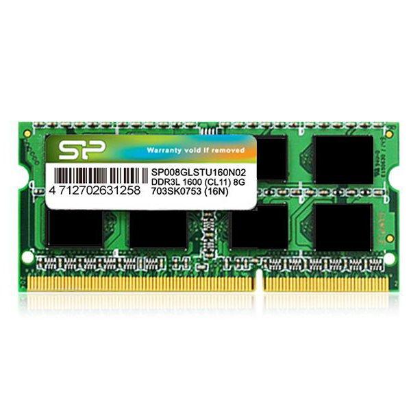 Память DDR3L 4Gb 1600MHz Silicon Power SP004GLSTU160N02 RTL PC3-12800 CL11 SO-DIMM 204-pin 1.35В Ret