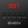 Музыкальный центр SVEN MS-2080, черный 70 Вт, Bluetooth, пульт, дисплей, FM, USB, SD SV-018771
