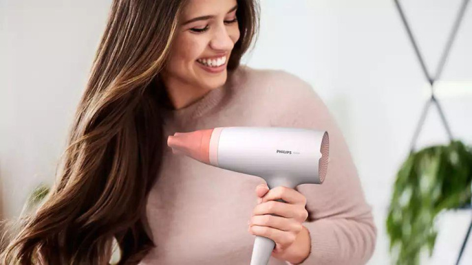 Фен Philips BHD300/10, 1600Вт, белый