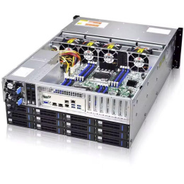 Серверный корпус/ Gooxi RMC4136-670-HSE-D 4U 36bay chassis ,Expander backplane rear 2*2.5"SAS/SATA 1300W 1+1 EU power cables rail kit (0.94.004.0015)