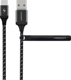 Кабель Momax Zero DTA11D USB-A-USB-C 1м Space Gray
