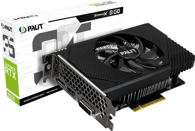 Видеокарта PALIT RTX3050 STORMX 8G NE63050018P1-1070F V1