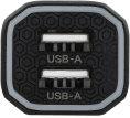 Автомобильное зарядное устройство Buro BUCG1,  2xUSB-A,  15.5Вт, 3.1A, черный [bucg15s200bk]