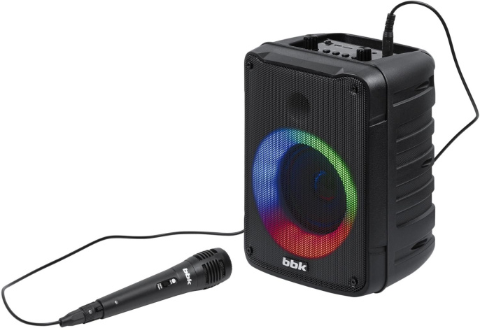 Колонки BBK BTA3010 1.0 черный 10Вт BT портативные