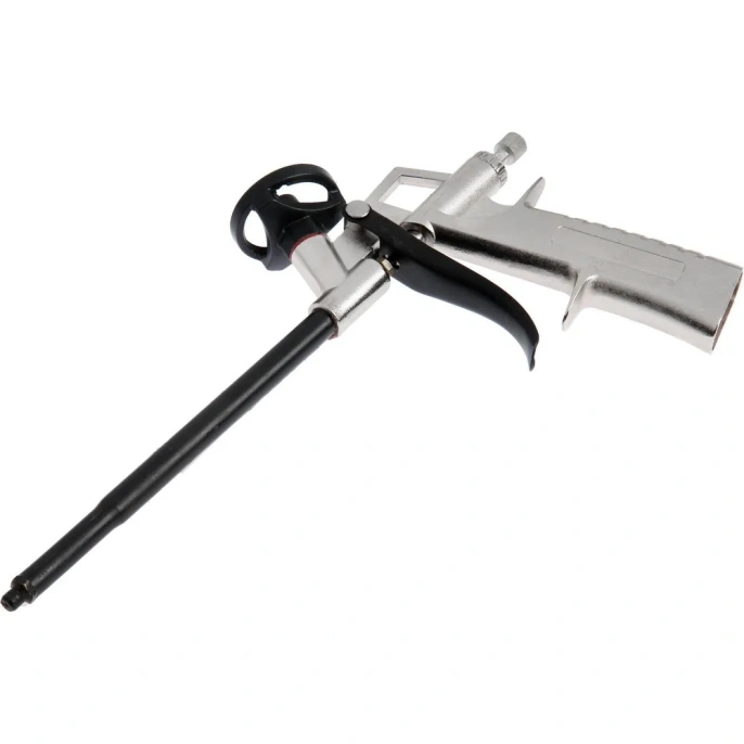Пистолет для монтажной пены ТУНДРА цельнометаллический корпус 1935492
