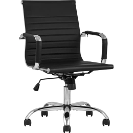 Компьютерное кресло Стул Груп TopChairs City S, черное D-101 black