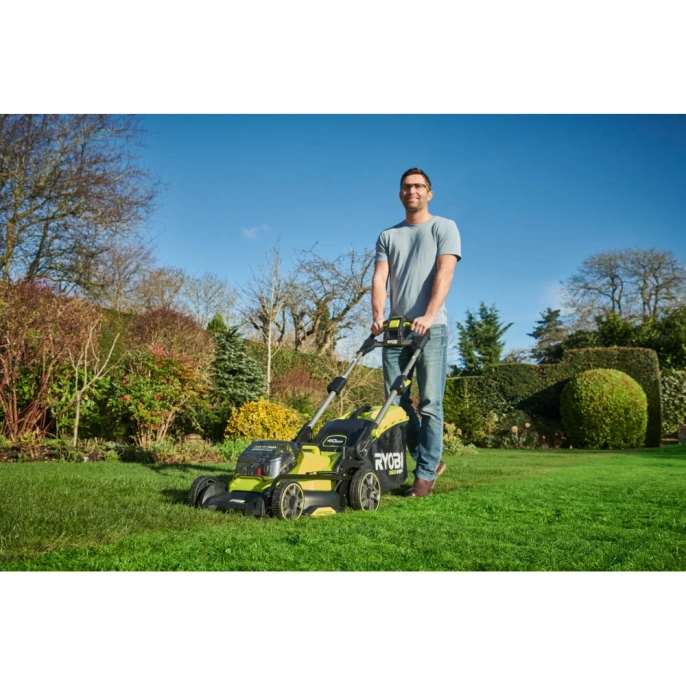 Бесщеточная газонокосилка Ryobi ONE+ 18В RY18LMX40B-240 5133005481
