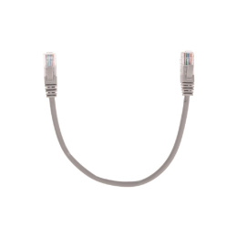 Rexant 02-0100-03 Патч-корд U/UTP, CAT 5e, RJ45-RJ45, 26AWG, LSZH, серый, 0,3м