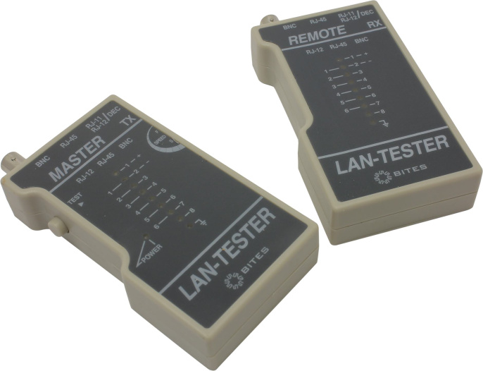 5bites LY-CT013 Кабельный тестер LAN тестер для BNC, RJ-45 / 12 / 11