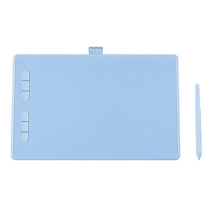 Графический планшет Parblo Ninos N10B Голубой перо/P08/5080LPI/266RPS/8192 уровней нажатия/раб.пов. 254*158.75мм/USB-C
