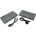 ORIENT VE051, HDMI KVM extender, HDMI+USB+Audio удлинитель до 120 м по витой паре Cat5e/6, HDMI 1.4, 4K@30Hz/1080p@60Hz, HDCP, передача ИК сигнала управления, пит. от вн.БП 5В/1А, метал.корп. 31068