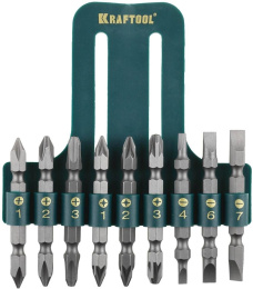 Набор бит Kraftool 26060-H10,  9шт