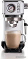 Рожковая кофеварка Ariete Espresso Slim Moderna 1381/14 1300 Вт, корпус металл/пластик, используемый кофе: молотый, цвет белый/черный