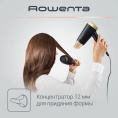 Фен Rowenta CV1830F0, 1600Вт, черный и золотистый
