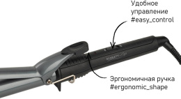 Щипцы Scarlett SC-HS60011 60Вт черный макс.темп.:190С покрытие:керамико-турмалиновое