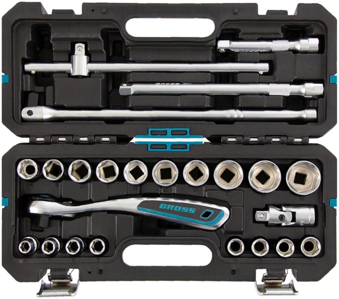 Набор инструментов Gross 14147 24 предмета жесткий кейс