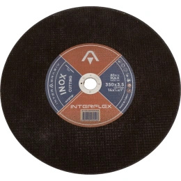 Отрезной круг INOX A030TBF 350x3.5x25.4 мм, Т41, нерж.сталь, металл Interflex 4079353510