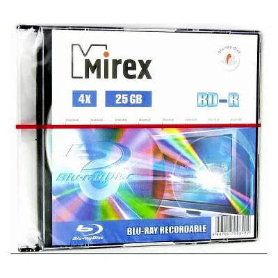 Диск BD-R Disc Mirex 25Gb 4x 208402