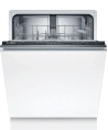 Посудомоечная машина Bosch SMV24AX04E (встраиваемая, полноразмерная, загрузка на 12 комплектов посуды, электронное управление, 4 программы, сушка: с теплообменником, индикация на полу: луч)