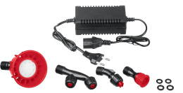 Опрыскиватель Зубр ОПС-12, аккумуляторный, ранцевый, 12л, зеленый