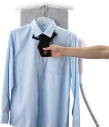 Отпариватель напольный GALAXY LINE GL 6216,  белый/розовый [гл6216л]