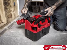 Пылесос Milwaukee M12 FVCL-0 (4933478186) (строительный, объем жидкости: 6.1 л, пылесборник: контейнер, питание: аккумулятор, выдув, всасывание жидкостей)