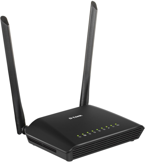 Wi-Fi роутер D-Link DIR-620S/RU/B1A,  Wi-Fi 4,  N300,  2.4ГГц, 4 LAN,  1xUSB, черный