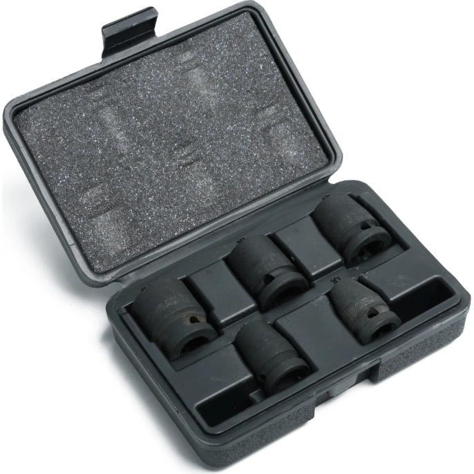 Набор головок ударных 6-ти гранных, тип N19K-005 (5 шт; 1/2'') NORGAU 064041805