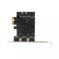 Контроллер ExeGate EXE-367 (PCI-E x1 v2.0, 3*USB3.0 ext. + 1*USB3.0 int., разъем доп.питания, VIA Labs Chipset VL805) EX283720RUS