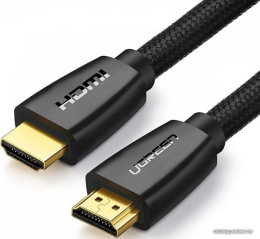 Кабель UGREEN HD118 40409 HDMI Male To Male Cable With Braid. Длина 1,5 м. Цвет: черный (40409_)