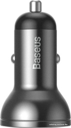 Автомобильное зарядное Baseus CCBX-0G Digital Display 4.8A Car Charger 2 USB 24W, выходы: USB 1 12 W , USB 2 12 W , Gray