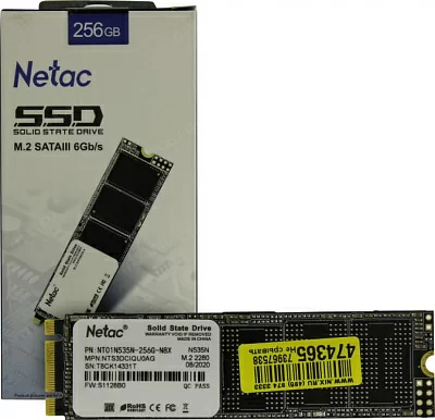 Накопитель SSD 256 Gb M.2 2280 B&M 6Gb/s Netac N535N NT01N535N-256G-N8X