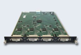 TNTV/TNT MMS-4O-DVI Карта интерфейсная, DVI+AUDIO, 4 внешних выходных порта: DVI-D+MINIJACK, интегрированный конвертер видеоразрешений/scaler;для коммутаторов серии MMS-xxxxIPB