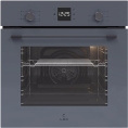 Духовой шкаф электрический LEX EDM 076 GR,  60л,  дверца с 2 стеклами,  серый