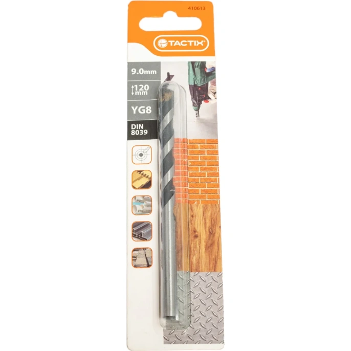 Сверло универсальное Multi 9 мм TACTIX 410613