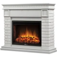 Портал Firelight Bricks 25, камень белый, белая эмаль НС-1277346