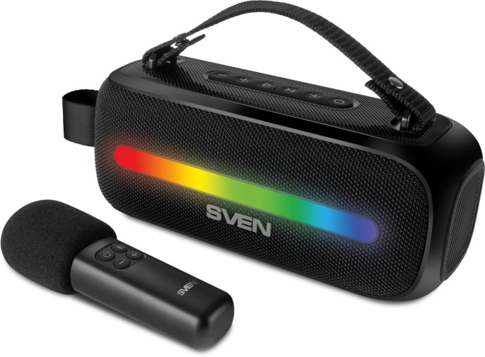 Колонка портативная Sven PS-235, 12Вт, черный [sv-022075]