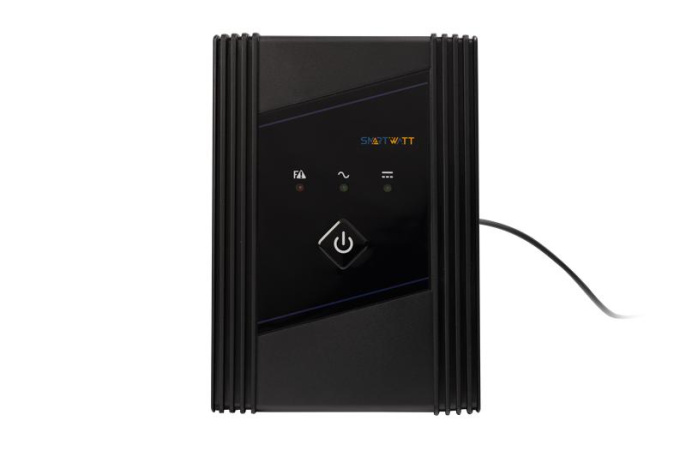 Источник бесперебойного питания SMARTWATT ИБП линейно-интерактивный, 450/250 ВА/Вт, напольный, LED индикация, Schuko CEE7/4 - 2 шт. 3703020390004