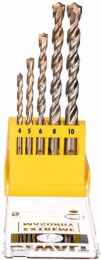 Набор сверл DeWalt DT6956-QZ по бет/кирп 5пред. для шуруповертов/дрелей